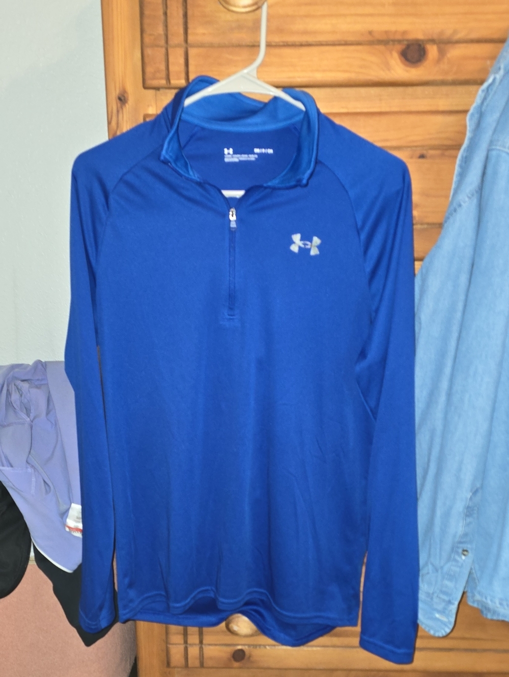 Under Armour Women’s Blue Quarter-Zip Performance Pullover